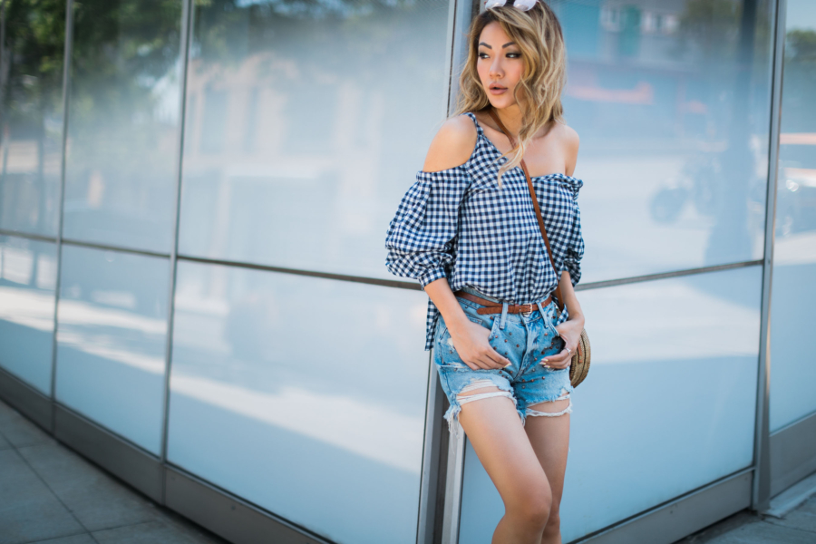 Gingham casual style - 5 Updated Gingham Trends You'll Love For Summer // NotJessFashion.com