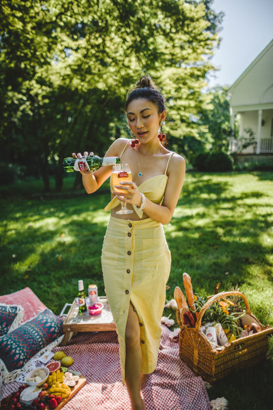 Savoring Everyday Moments with Stella Artois, Joie de Biere, Outdoor Picnic, Summer picnic, Stella Artois // Notjessfashion.com
