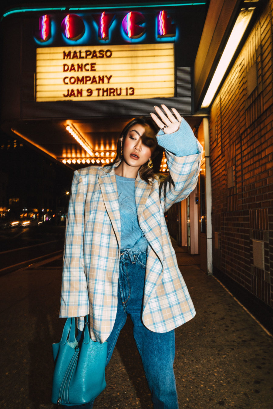 biggest street style trends of spring 2019, plaid suit, oversized blazer, suiting trend // Notjessfashion.com
