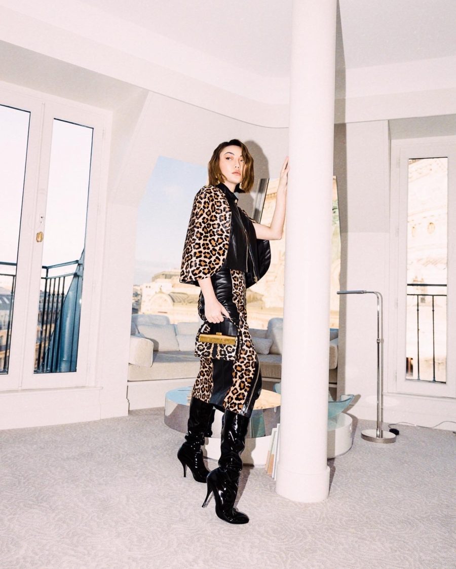 jessica wang shares movies worth binge watching wearing leopard print outfit // Jessica Wang - Notjessfashion.com