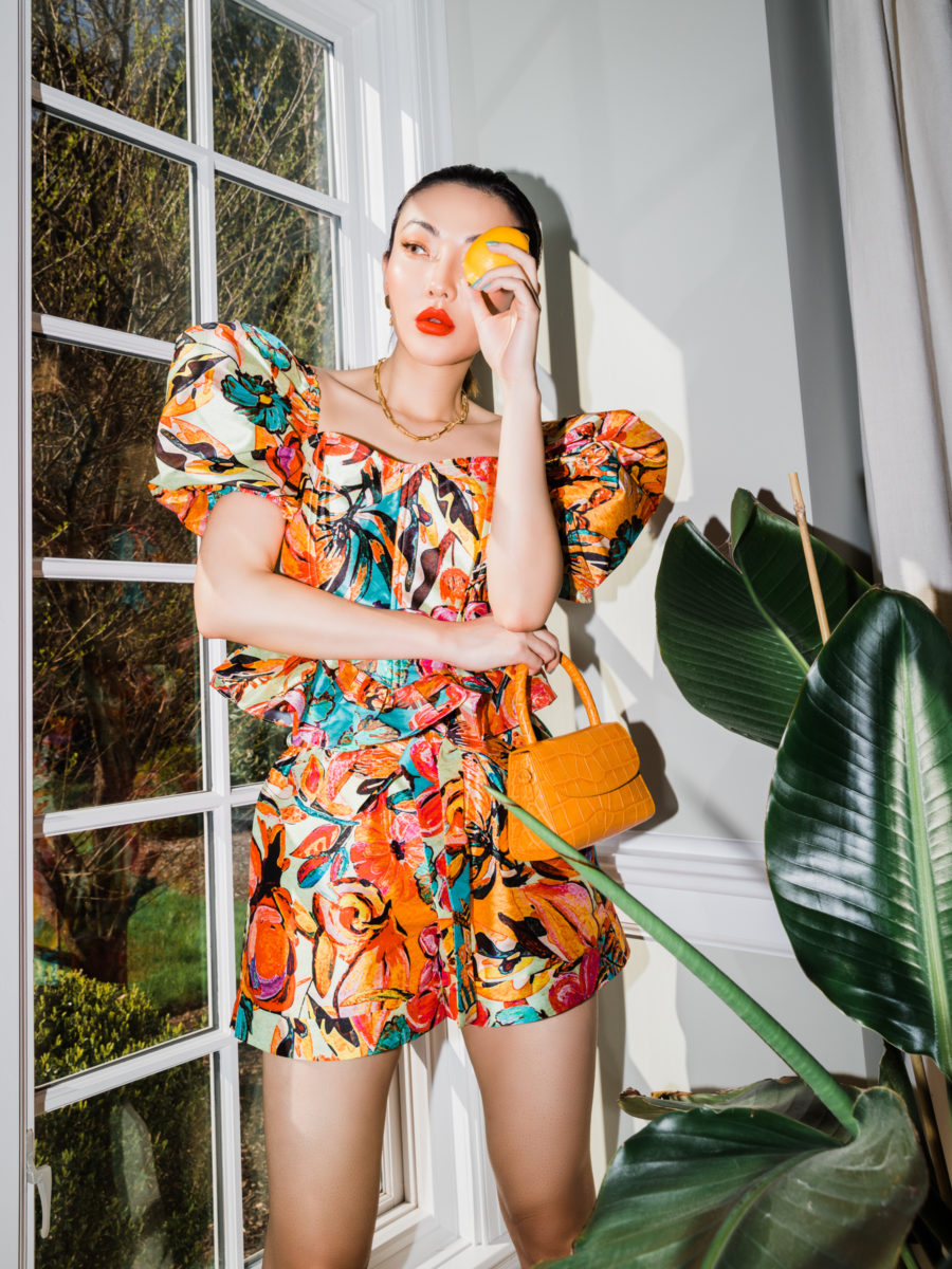 fashion blogger jessica wang wears hemant and nandita set and shares best beauty products on sale // Jessica Wang - Notjessfashion.com