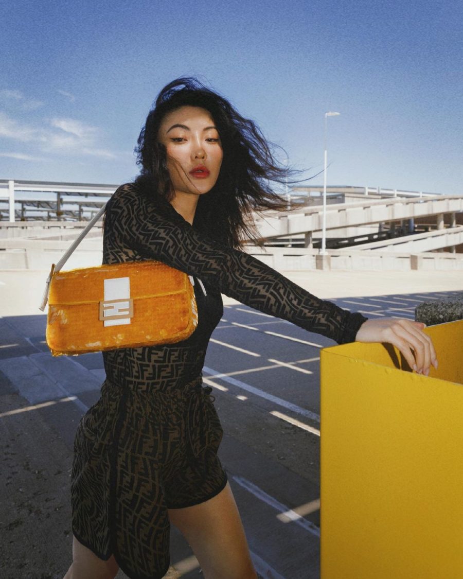 jessica wang wearing a fendi outfit and sharing her favorite nsale beauty buys // Jessica Wang - Notjessfashion.com